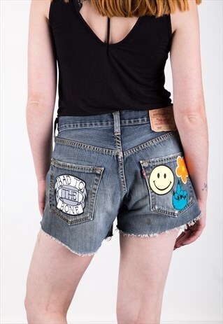 REWORKED LEVI'S VINTAGE DENIM SHORTS