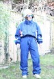 VINTAGE 1990S KILLY COLOUR BLOCK SKISUIT IN BLUE 
