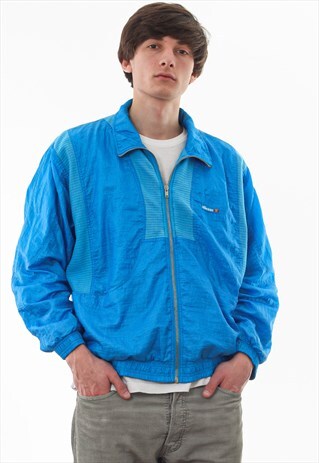 VINTAGE ELLESSE TRACKSUIT WINDBREAKER 80S 90S BLUE