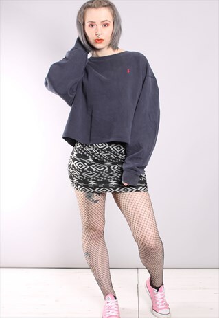 VINTAGE POLO RALPH LAUREN REWORKED CROPPED SWEATSHIRT
