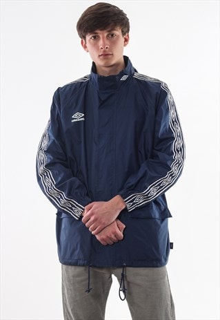 VINTAGE UMBRO SHELL TRACKSUIT 90S NAVY BLUE