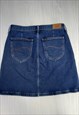 Y2K DENIM SKIRT MINI MID BLUE DENIM