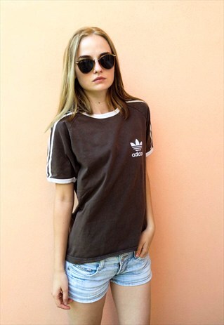 ADIDAS BROWN T-SHIRT