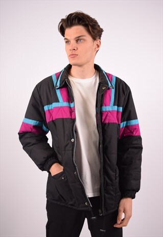 VINTAGE REPLAY PADDED JACKET BLACK