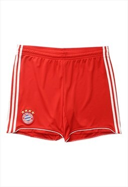Vintage Adidas FC Bayern Munchen Red Shorts Mens