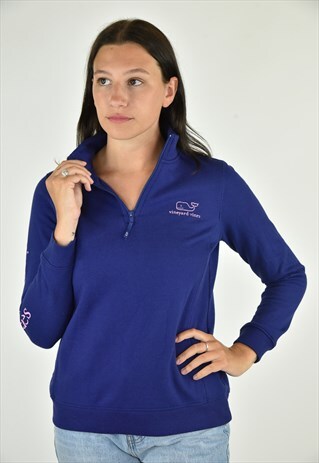 VINTAGE 90'S VINEYARD VINES BLUE SWEATER EXTRA SMALL