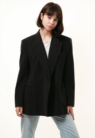 90S VINTAGE BENETTON WOOL LONG SLEEVE BLAZER JACKET 1003