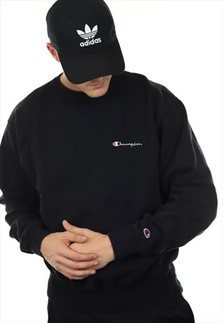 VINTAGE CHAMPION SWEATSHIRT BLACK
