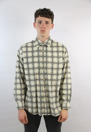 VINTAGE 90'S CHECK CORD SHIRT