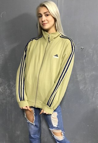 VINTAGE ADIDAS OVERSIZED TRACKSUIT JACKET SPORTS 10 12 M 90S