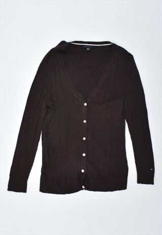 VINTAGE 90'S TOMMY HILFIGER CARDIGAN SWEATER BROWN