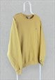 VINTAGE CHAMPION YELLOW SWEATSHIRT PULLOVER MENS LARGE