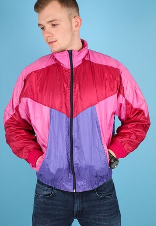 VINTAGE SHELL JACKET IN MULTICOLOUR NJ492