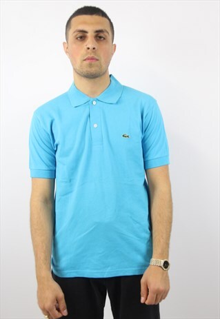 VINTAGE LACOSTE TURQUOISE POLO SHIRT