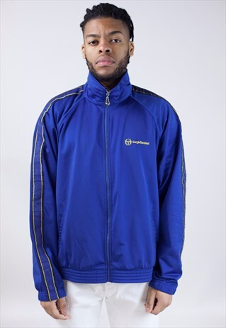 VINTAGE SERGIO TACCHINI 90S BLUE SPORTS JACKET