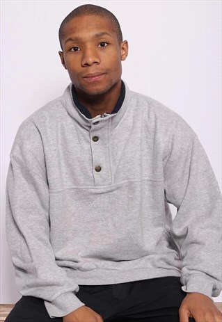 VINTAGE SERGIO TACCHINI LOGO SWEATSHIRT GREY