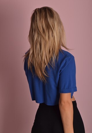 RALPH LAUREN CROPPED POLO TOP GP425