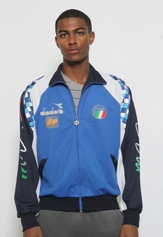 VINTAGE DIADORA ITALIA TRACK JACKET