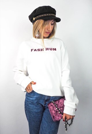 FASH HUN SWEATSHIRT WHITE