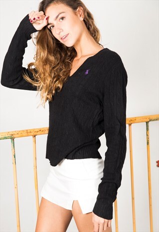 VINTAGE 80S POLO RALPH LAUREN JUMPER / R4224C900