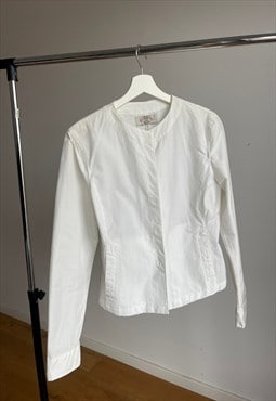 Armani Organic Thick Cotton Jacket Shirt 