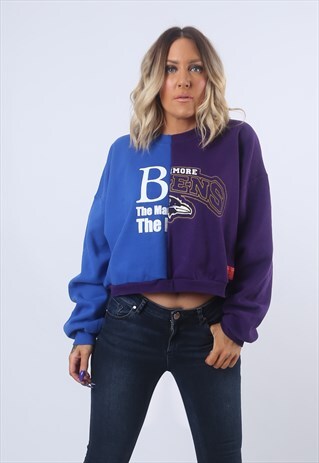 CROPPED SWEATSHIRT JUMPER OVERSIZED BICH REBORN HYBRID (EU5P