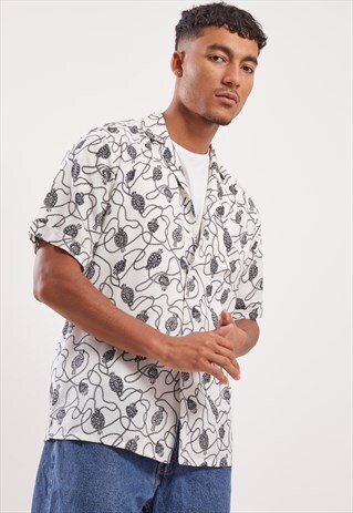 VINTAGE PATTERNED FESTIVAL SHORT SLEEVE SHIRT