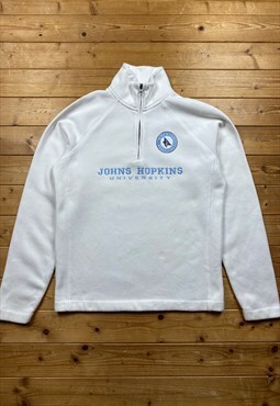 Vintage Jansport John Hopkins blue jays white sweatshirt M
