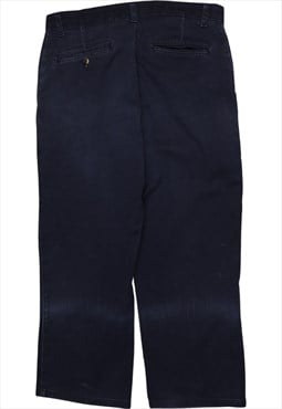 Wrangler 90's Straight Leg Baggy Trousers / Pants 34 Blue