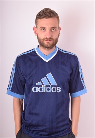 VINTAGE ADIDAS T-SHIRT / FOOTBALL SHIRT (701)