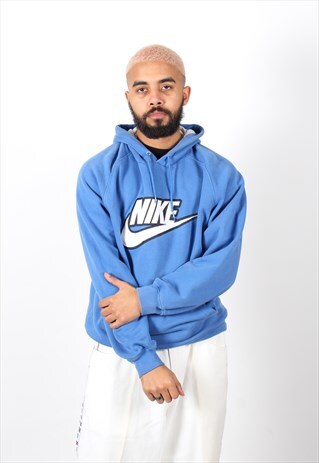 VINTAGE NIKE HOODIE BLUE