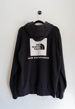 Vintage The North Face 'Never Stop Exploring' Black Hoodie