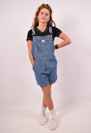 VINTAGE CALVIN KLEIN DENIM DUNGAREES BLUE