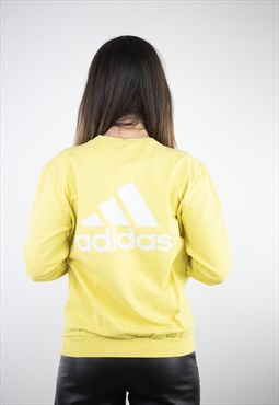 Vintage Adidas Big Logo Printed Sweatshirt Jumper