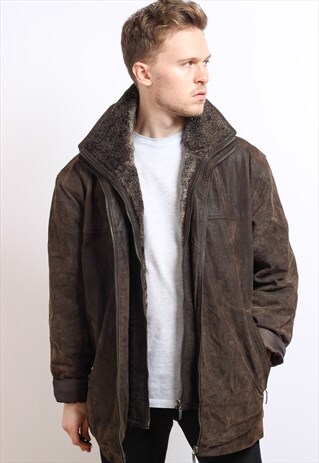 VINTAGE SUEDE SHEEPSKIN JACKET