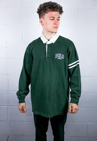 VINTAGE RALPH LAUREN RUGBY POLO SHIRT
