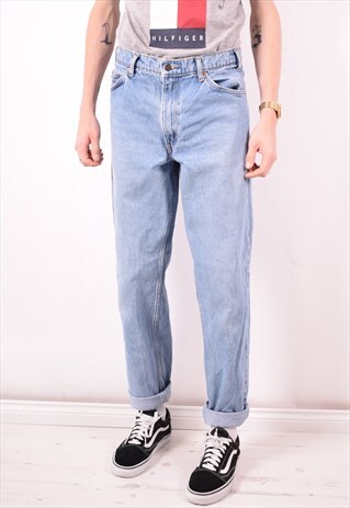 LEVI'S 550 MENS VINTAGE JEANS W34 L30 BLUE 90S