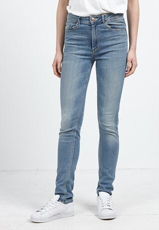 VINTAGE BLUE SKINNY FIT DENIM JEANS