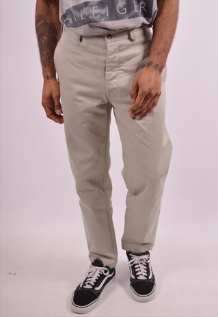 CALVIN KLEIN MENS VINTAGE TROUSERS W32 L28 GREY 90S