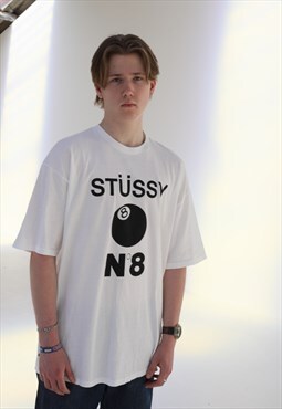 Deadstock Stussy 8 Ball No 8 tshirt 