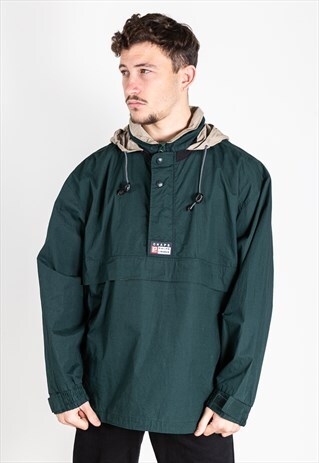 VINTAGE 80S 1/4 ZIP CHAPS BY POLO RALPH LAUREN JACKET /S0834