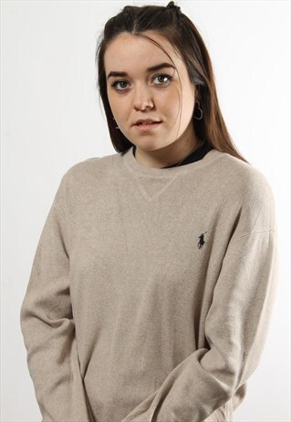 VINTAGE POLO RALPH LAUREN KNITTED JUMPER