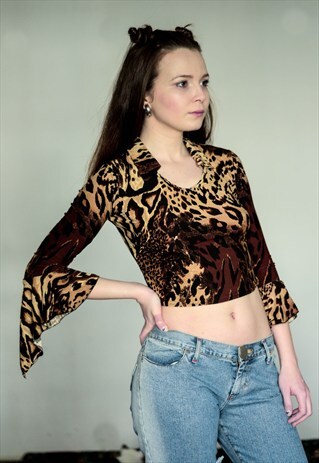 ANIMAL PRINT TOP