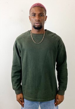 Vintage 90s cotton green sweatshirt 