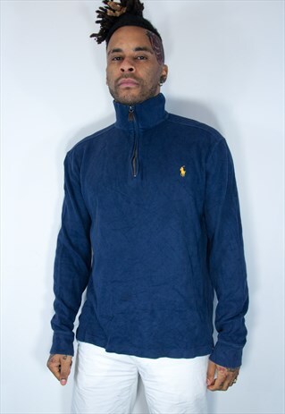 RALPH LAUREN 1/4 ZIP SWEATSHIRT