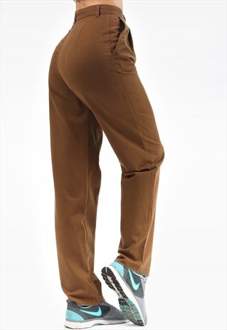 TAPERED PANTS MOM 80S HIGH WAISTED