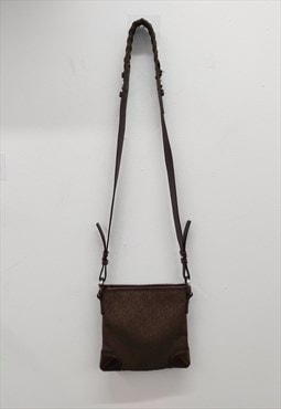 90s Vintage Brown DKNY Cross Body Bag