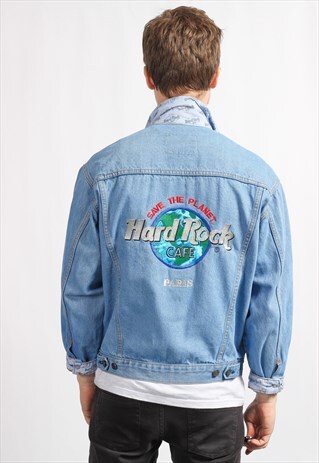 VINTAGE HARD ROCK CAFE DENIM JACKET