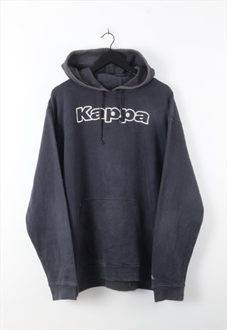 navy blue kappa sweatsuit