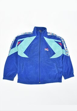 Vintage 90's Diadora Tracksuit Top Jacket Blue